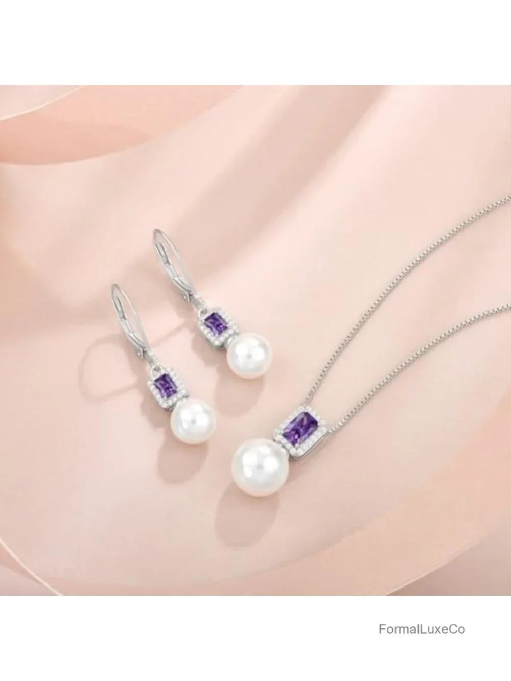 Pearl Dangle Leverback Earrings 925 Sterling Silver Birthstone Drop Earrings